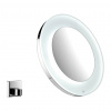 Emco Cosmetic mirrors Prestige - Kozmetické zrkadlo s LED osvetlením napájané z batérie, 3 násobné zväčšovanie, chróm 109600123