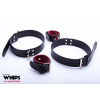 WHIPS Leather Thigh Cuffs for Her putá na stehná a zápästia s polstrovaním