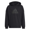 Detská Mikina ADIDAS U FI LOGO HD HR6301 – Čierna