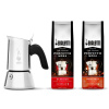 Bialetti VÝPRODEJ konvice Venus Indukce nerez 6 šálků, 0,3 l + 2x káva