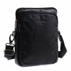 Pánska kožená taška cez rameno Sendi Design B-722 čierna