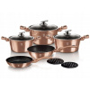 Sada hrncov Berlinger Haus Metallic Line Rose Gold Edition z hliníka 10