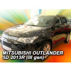 Deflektory na okná pre Mitsubishi Outlander III, 4ks