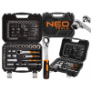 Sada nástrčných kľúčov 1/4'' + 3/8'' 46 dielna NEO TOOLS 10-019