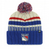 Pánska zimná čiapka New York Rangers NHL Long Range '47 CUFF KNIT Natural