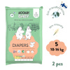 Moomin Baby 5 Maxi+ 10–16 kg (2 ks), eko plienky