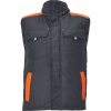 CERVA MAX VIVO / Zateplená vesta - čierna / oranžová XXXL
