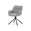 AUTRONIC Jedálenská stolička, sivá, látka HC-532 SIL2