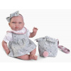 Reborn miminko - Můj malý reborn holčičkaTufi s kabelkou od Antonio Juan (Mi Pequeño Reborn Tufi vestido bolso)