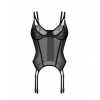 Zvodný korzet Obsessive Arrowel Corset čierna S/M