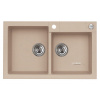 Alveus ROCK 90 kuchynský granitový drez so sifónom 78x48 - G-55 Beige 1090962