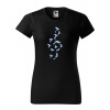 Handel Tričko - Melódia krídel Farba: čierna, Veľkosť: S, Strih oblečenia: dámsky