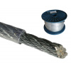 LEVIOR® Ocelové lanko (6x7+FC) Zn/PVC 3,0 / 4,0 mm × 100 m cívka 51109