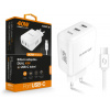 ALIGATOR Rýchlonabíjačka ALIGATOR, PD 40W, 2xUSB-C, kábel USB-C/USB-C, biela CHPD0024