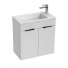 Jika Skrinka Cube s umývadlom 60 cm, biely lesk H4536311763001