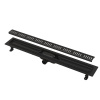 Alca Sprchový žlab 65 cm černá mat APZ10BLACK-650M