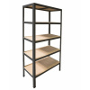 Meets-ecommerce UG Kovový regál 180x130x45, 4-6 políc Farba: Antracitová, Počet polic: 5 políc