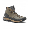 SALEWA Pánska treková obuv PUEZ LEATHER MID PTX bungee cord/onyx - hnedá Veľkosť EU: 43