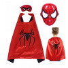 Spiderman kostým zamaskoval mys (Spiderman outfit Mask Cape +Shining Mask)