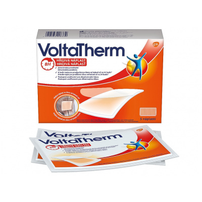 VoltaTherm hrejivá náplasť na úľavu od bolesti | 5 ks