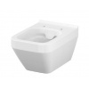 Cersanit Crea - Závesné WC, CleanOn, biela K114-016