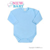 NEW BABY Dojčenské body celorozopínacie New Baby Classic Modré Veľ. 50