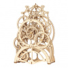 Robotime 3D drevené mechanické puzzle Hodiny s kyvadlem 166 ks