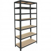 Meets-ecommerce UG Kovový regál 230x130x45, 4-7 políc Farba: Čierna, Počet polic: 7 políc