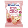 Hamánek BIO Ryžové kolieska jahoda a jablko 8m + (35 g)