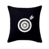 Terč na lukostreľbu - Vankúš 50x50 - 50x50 - Iba poťah ( Čierna )