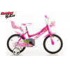 Dino bikes Dětské kolo růžové 16