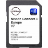 Mapa pre navigáciu Európa Nissan Juke Navara Pulsar Micra Note Qashqai X-Trail pamäťová karta SD