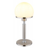 Globo Lighting Haku stolová lampa 1x40 W biela-chrómová-niklová 21954C