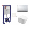 Swiss aqua technologies Cenově zvýhodněný závěsný WC set SAT do lehkých stěn / předstěnová montáž+ WC SAT Infinitio SIKOSSIN21