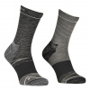 ORTOVOX Pánske ponožky ALPINE MID SOCKS black raven - čierne Veľkosť: 45-47