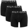 Pánske boxerky Tommy Hilfiger Boxer Brief 3P - black/black/black - Čierny (M)