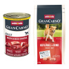 animonda GranCarno Original 6 x 400 g + granuly 1 kg zadarmo - mäsový koktejl