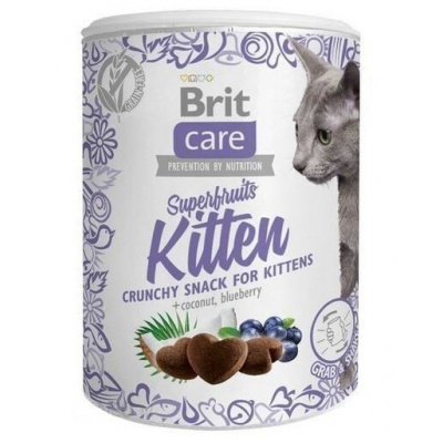 Brit Care Cat Snack Superfruits Kitten 100g - pamlsky pro koťata 100g