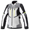 ALPINESTARS Bunda STELLA BOGOTA pre DRYSTAR, dámska (sivá/tmavo šedá/čierna/žltá fluo, veľ. XL) 101