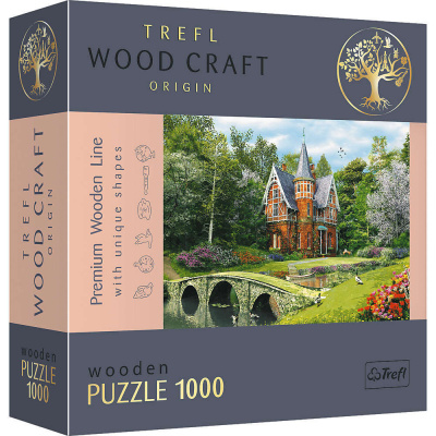 Drevené puzzle Trefl 1000 Viktoriánsky dom