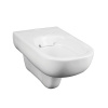 Závesné WC s hlbokým splachovaním, Rimfree, Kolo TRAFFIC, biela, L93120000