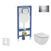 Geberit Duofix Set predstenovej inštalácie, klozetu a dosky Ideal Standard Tesi, tlačidla Sigma20, chróm SANI11CD1110