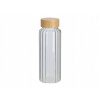 FĽAŠA S BAMBUSOVÝM VIEČKOM, PRIEHĽADNÁ, 1000 ML, ZELLER