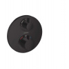 HansGrohe Ecostat S - Termostatická batéria pod omietku na 2 spotrebiče, matná čierna 15758670