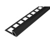 SP14/4 ukončovacia lišta C ACARA, PREMIUM, hliník RAL9005, 12,5 mm, 2,5 m