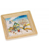 Goki Viacvrstvové puzzle ročné obdobia