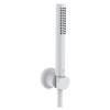 Kludi Nova Fonte - Set sprchovej hlavice, držiaka a hadice, matná biela 2085053-15