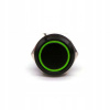 Vypínač On/Off LED 18 mm zelený