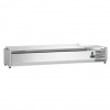 Chladiaca nadstavba nerez GN 5x1/3 a 1x1/2 GN 100032636