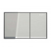 Geberit Omega60 Ovládacie tlačidlo splachovania, chróm/pieskovo sivá 115.081.JL.1